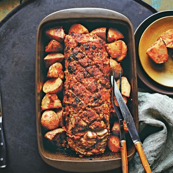 Roasted Portuguese Pork Loin with Homemade Pimenta Moida